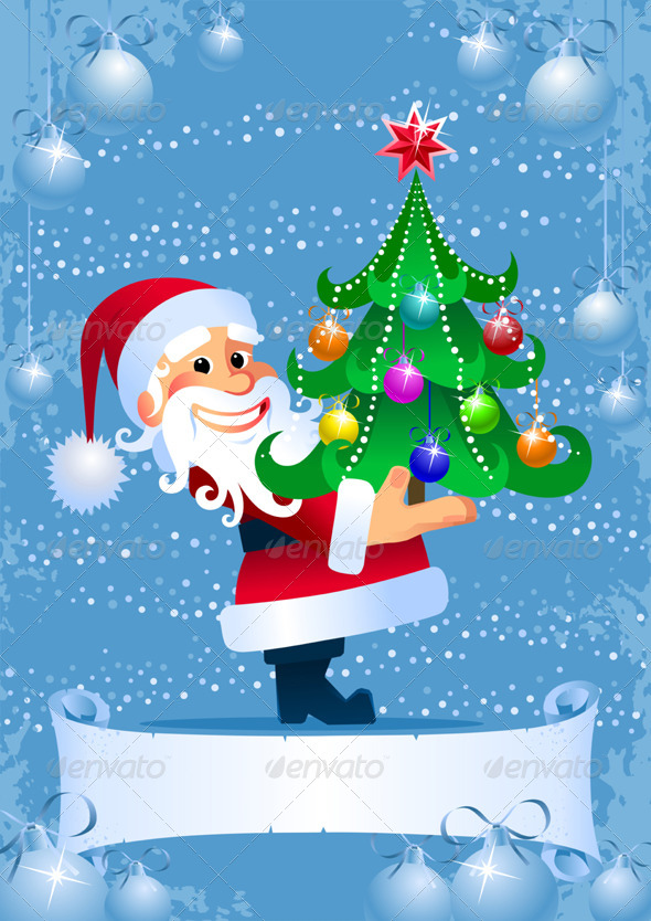 GraphicRiver Christmas Tree from Santa 7989995 GraphicRiver Christmas Tree from Santa 7989995