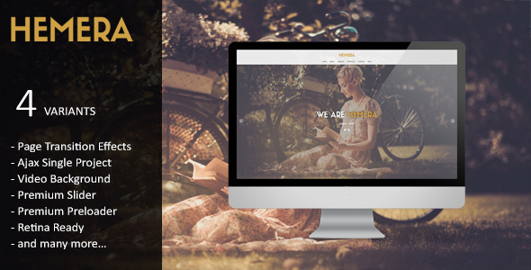 Hemera - Responsive Unique HTML 5 Template