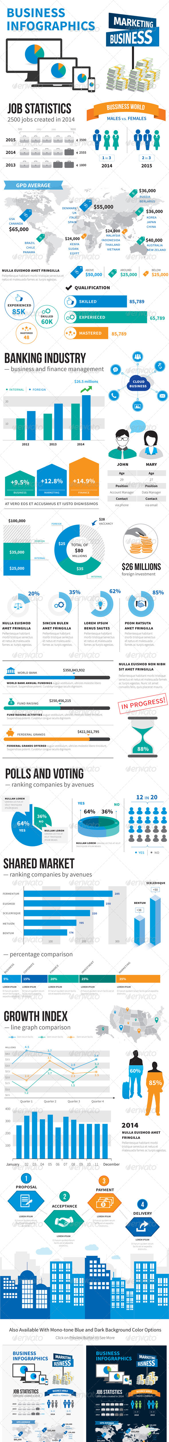 GraphicRiver Business Infographic 3 Color Options 7990631 GraphicRiver Business Infographic 3 Color Options 7990631