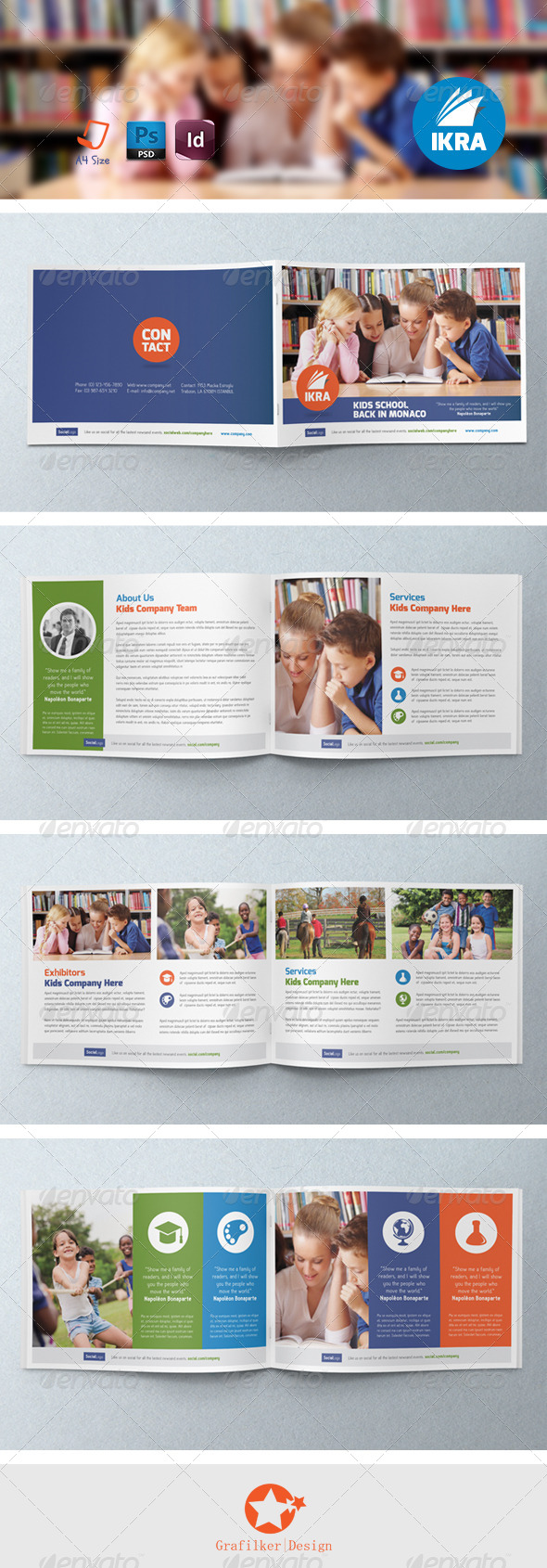 GraphicRiver School Book Brochure Templates 7990921 GraphicRiver School Book Brochure Templates 7990921