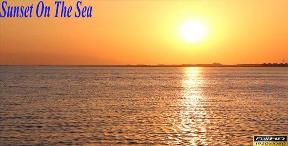 Sunset On The Sea Sunset On The Sea