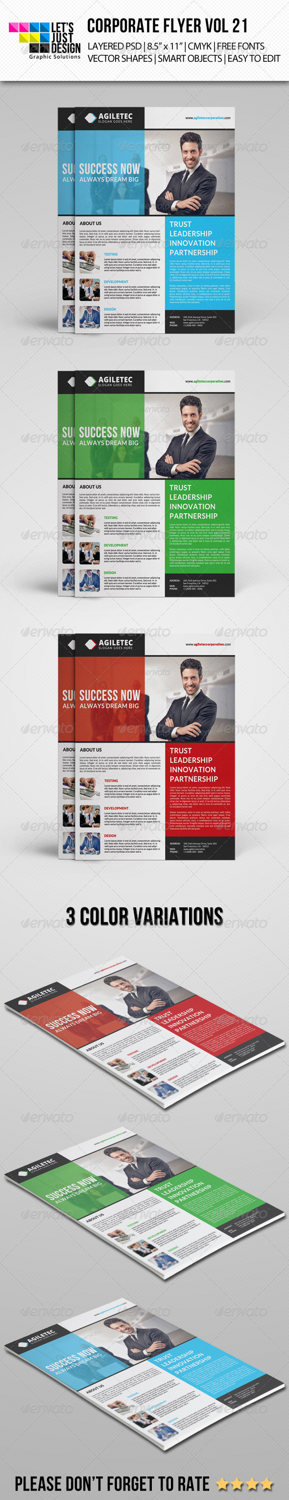 Corporate Flyer Template Vol 21 Corporate Flyer Template Vol 21