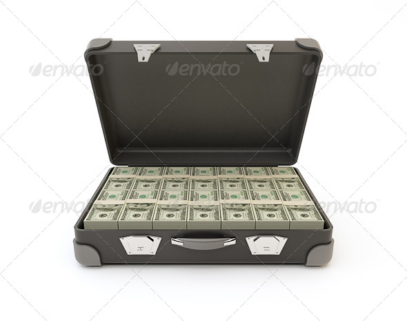 GraphicRiver Suitcase Full of Banknotes 7973879 GraphicRiver Suitcase Full of Banknotes 7973879