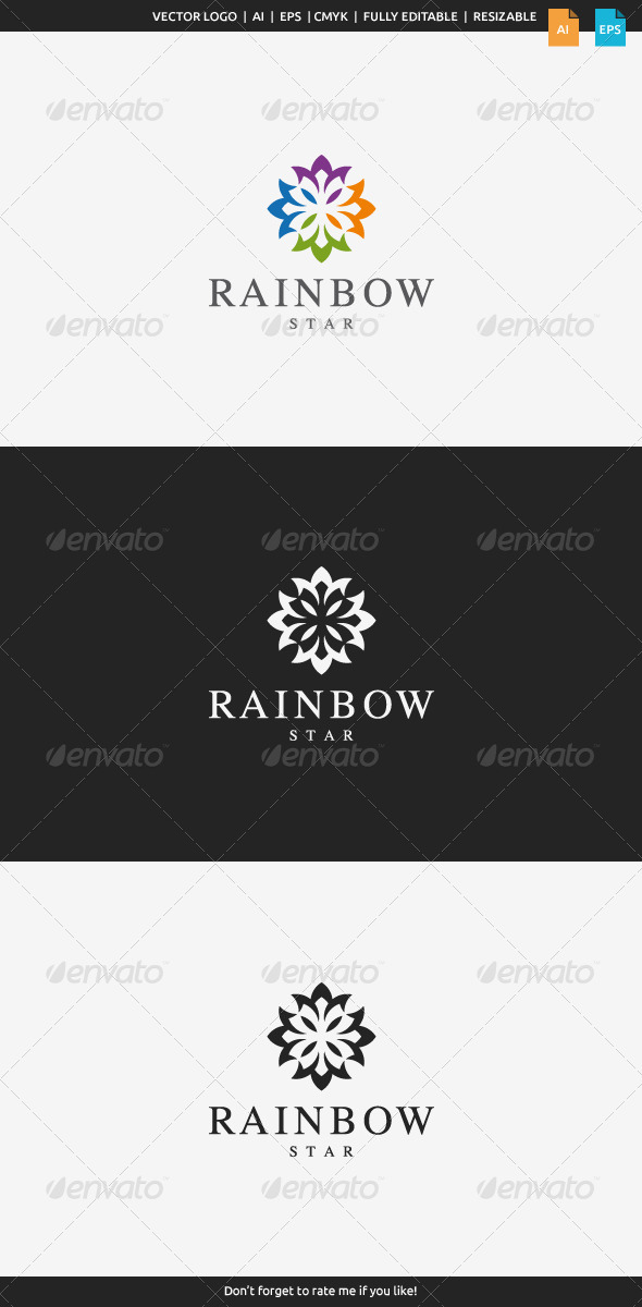 Rainbow Star Logo