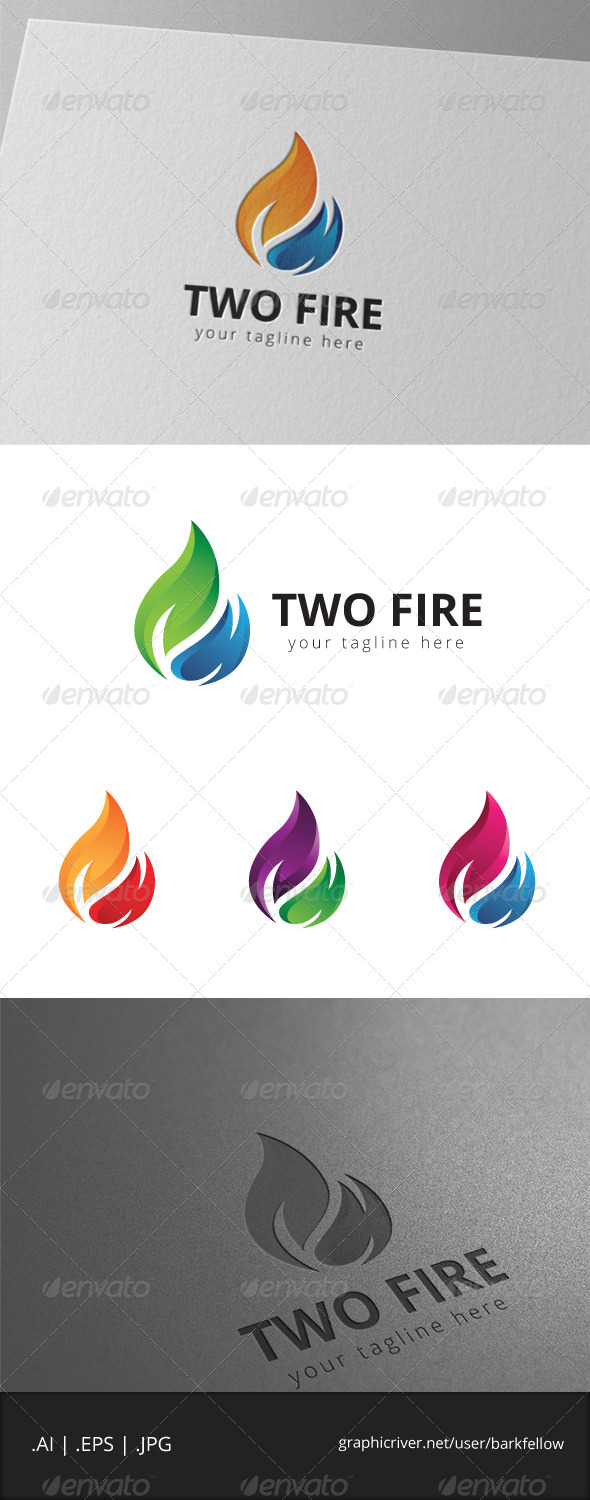 Two Fire Logo