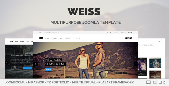 Weiss - Multipurpose Joomla Template