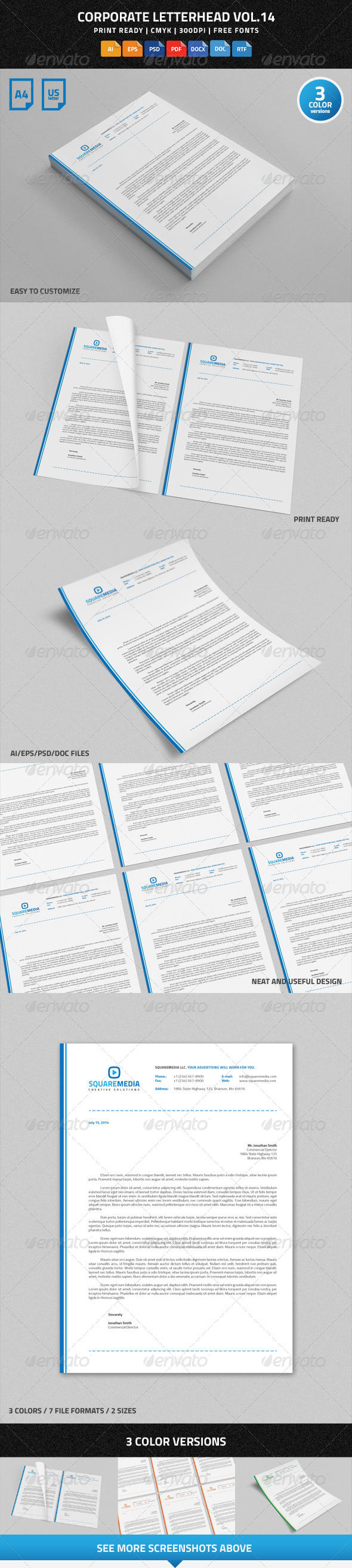 GraphicRiver Corporate Letterhead Vol.14 8001859 GraphicRiver Corporate Letterhead Vol.14 8001859