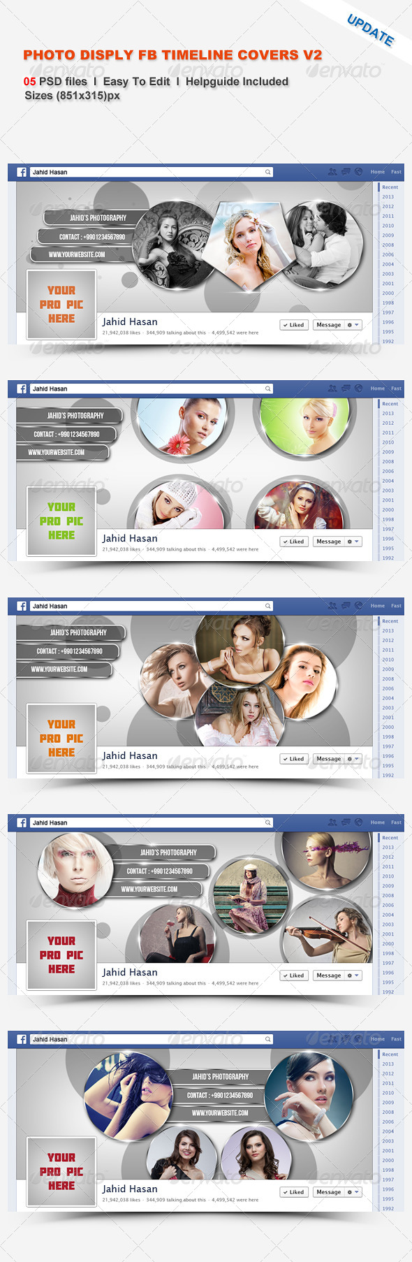 Photo Display FB Timeline Covers V2 Photo Display FB Timeline Covers V2