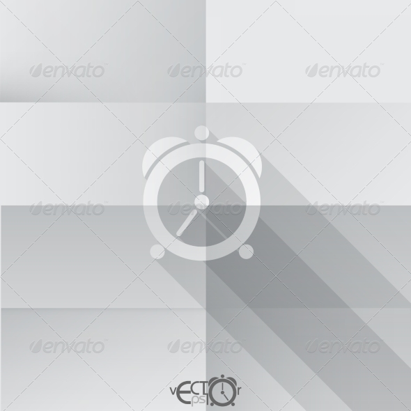 GraphicRiver Paper Clock Icon 8004342 GraphicRiver Paper Clock Icon 8004342