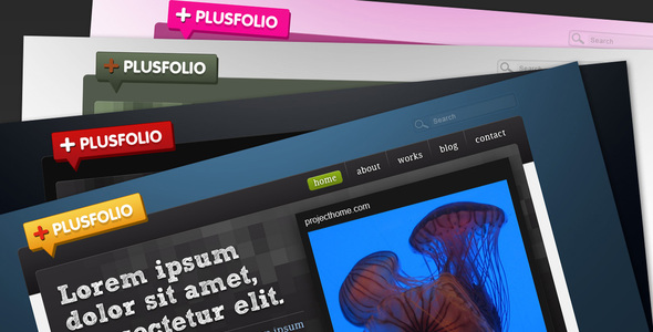 plusfolio - portfoli+blog theme - 4 colors