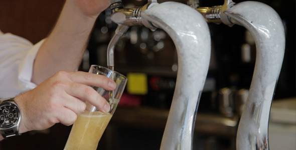 Pulling a Beer Pulling a Beer