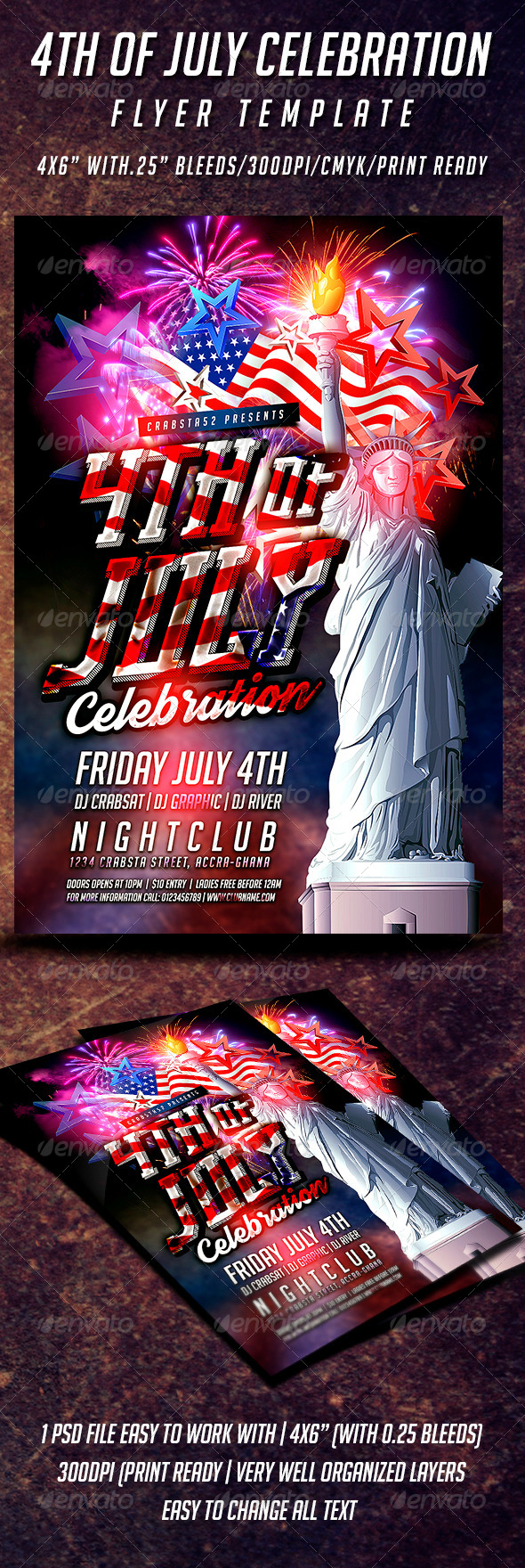 GraphicRiver 4th of July Celebration Flyer Template 8007139 GraphicRiver 4th of July Celebration Flyer Template 8007139