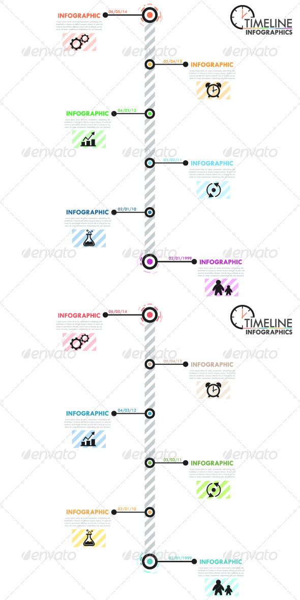 GraphicRiver Minimal Infographic Timeline 2 Versions 8010862 GraphicRiver Minimal Infographic Timeline 2 Versions 8010862