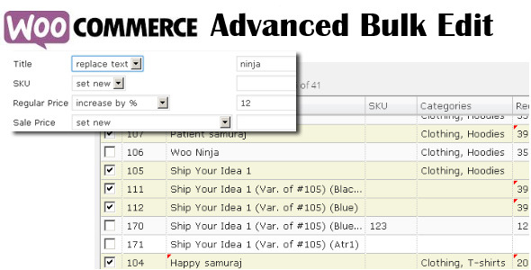 CodeCanyon WooCommerce Advanced Bulk Edit 8011417 CodeCanyon WooCommerce Advanced Bulk Edit 8011417