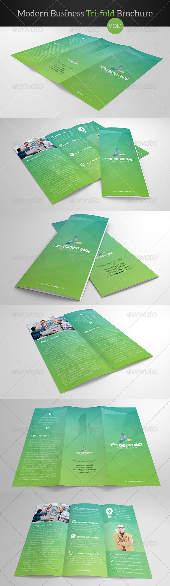 GraphicRiver Modern Business Trifold Brochure 7998989 GraphicRiver Modern Business Trifold Brochure 7998989