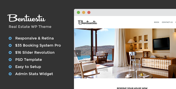 ThemeForest Bentuestu Responsive Real Estate Wordpress Theme 7794882