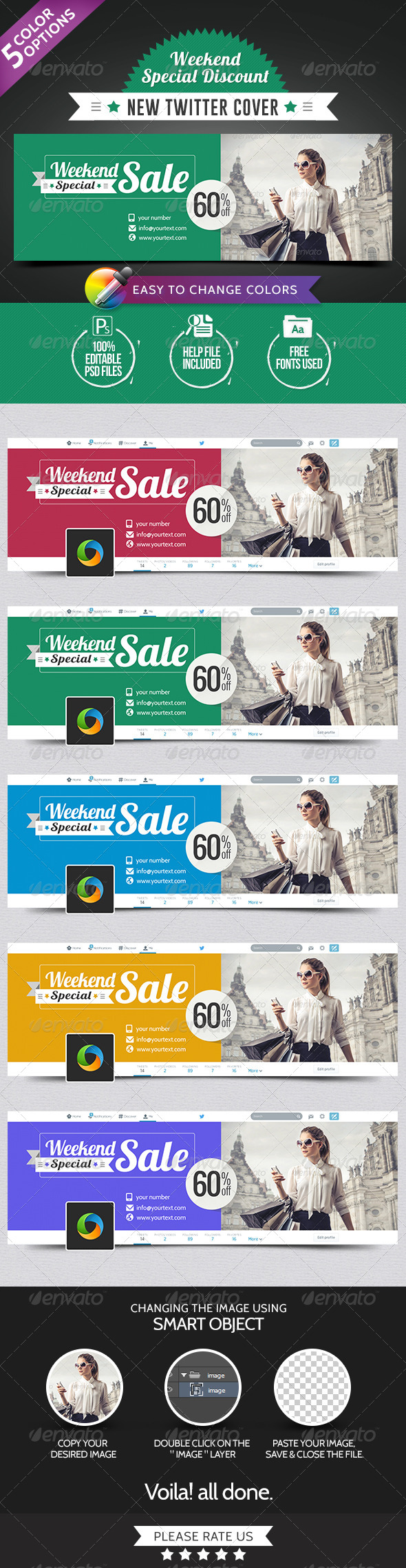 GraphicRiver Weekend Sale Twitter Header 8013402 GraphicRiver Weekend Sale Twitter Header 8013402
