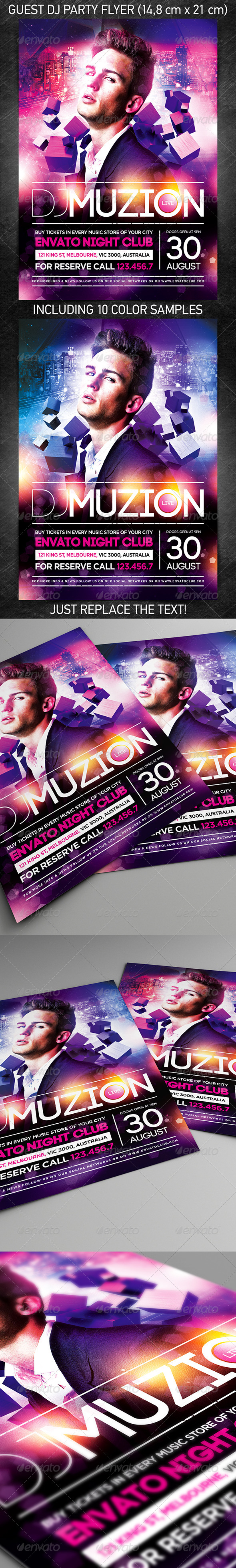 GraphicRiver Guest DJ party flyer vol.4 8016241 GraphicRiver Guest DJ party flyer vol.4 8016241
