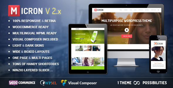 Micron - Retina Responsive Multi-Purpose Theme