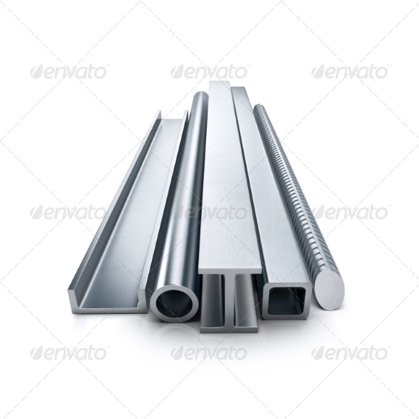 GraphicRiver Rolled Metal Products 8021576 GraphicRiver Rolled Metal Products 8021576