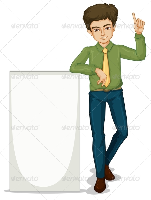 GraphicRiver Empty Signage and Businessman 8021837 GraphicRiver Empty Signage and Businessman 8021837