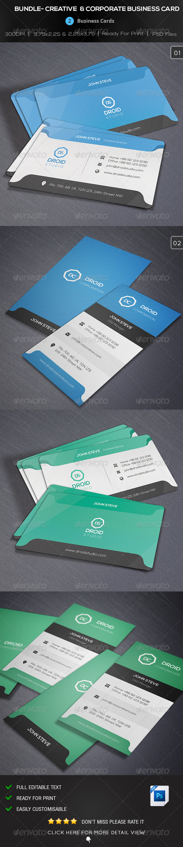 GraphicRiver Bundle-Creative & Corporate Business Card 8022322 GraphicRiver Bundle-Creative & Corporate Business Card 8022322