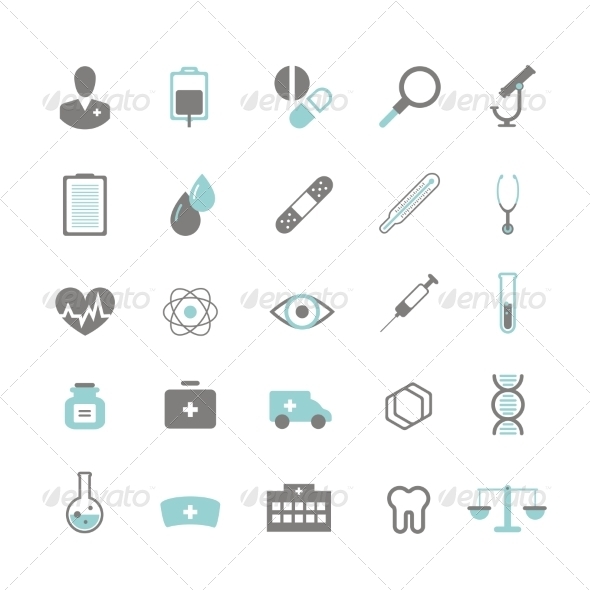 Medical Icons (Man-made objects)