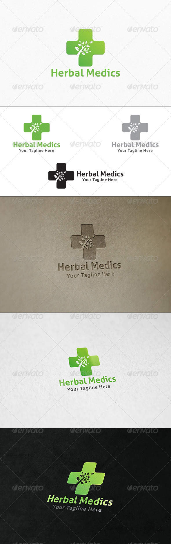 GraphicRiver Herbal Medics Logo Template 8023965 GraphicRiver Herbal Medics Logo Template 8023965