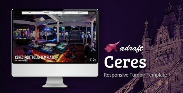 Ceres - Responsive Tumblr Portfolio Template