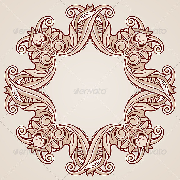 GraphicRiver Floral Frame 8032253 GraphicRiver Floral Frame 8032253