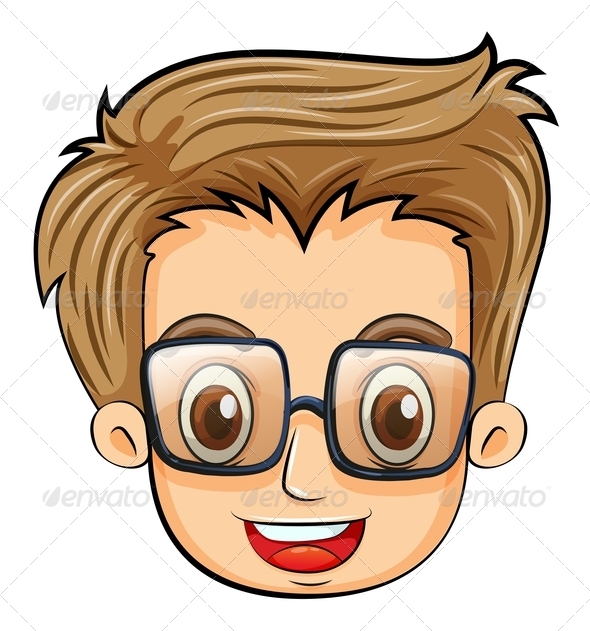 GraphicRiver Head of a Man with Glasses 8033234 GraphicRiver Head of a Man with Glasses 8033234