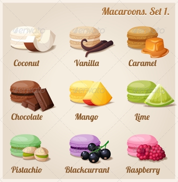 Macaroons Set 1 Macaroons Set 1