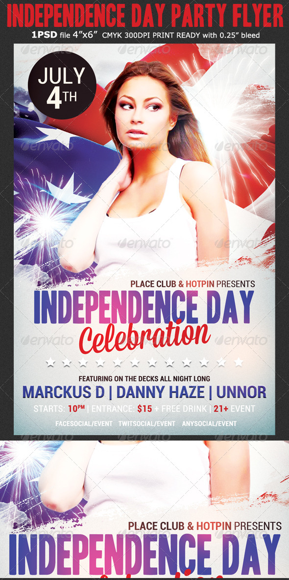GraphicRiver Independence Day Party Flyer 8036835 GraphicRiver Independence Day Party Flyer 8036835
