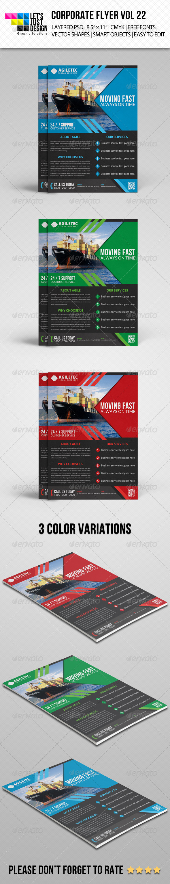 GraphicRiver Corporate Flyer Template Vol 22 8040443 GraphicRiver Corporate Flyer Template Vol 22 8040443