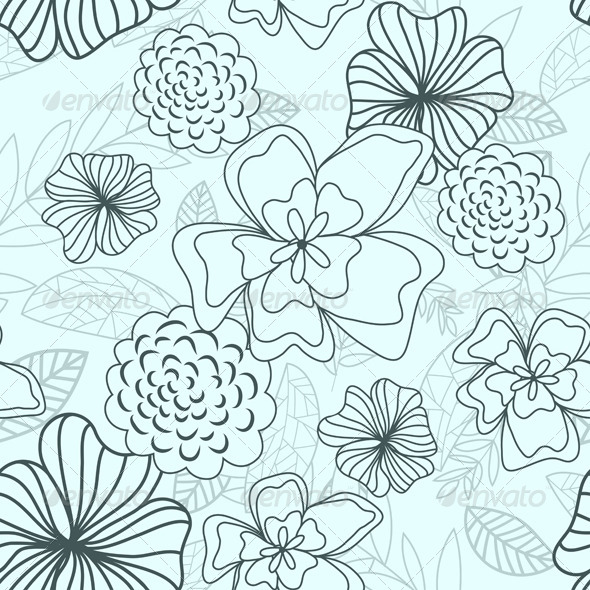 GraphicRiver Floral Seamless Pattern 8040857 GraphicRiver Floral Seamless Pattern 8040857