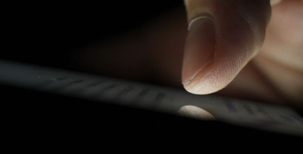 Scrolling Text On Smartphone Scrolling Text On Smartphone