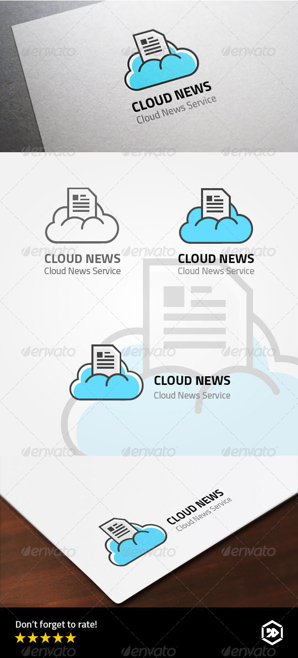 GraphicRiver Cloud Newspaper 8043934 GraphicRiver Cloud Newspaper 8043934