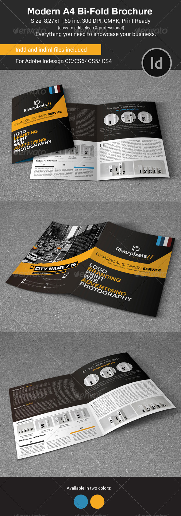GraphicRiver Modern A4 Bi-Fold Brochure 8044269 GraphicRiver Modern A4 Bi-Fold Brochure 8044269