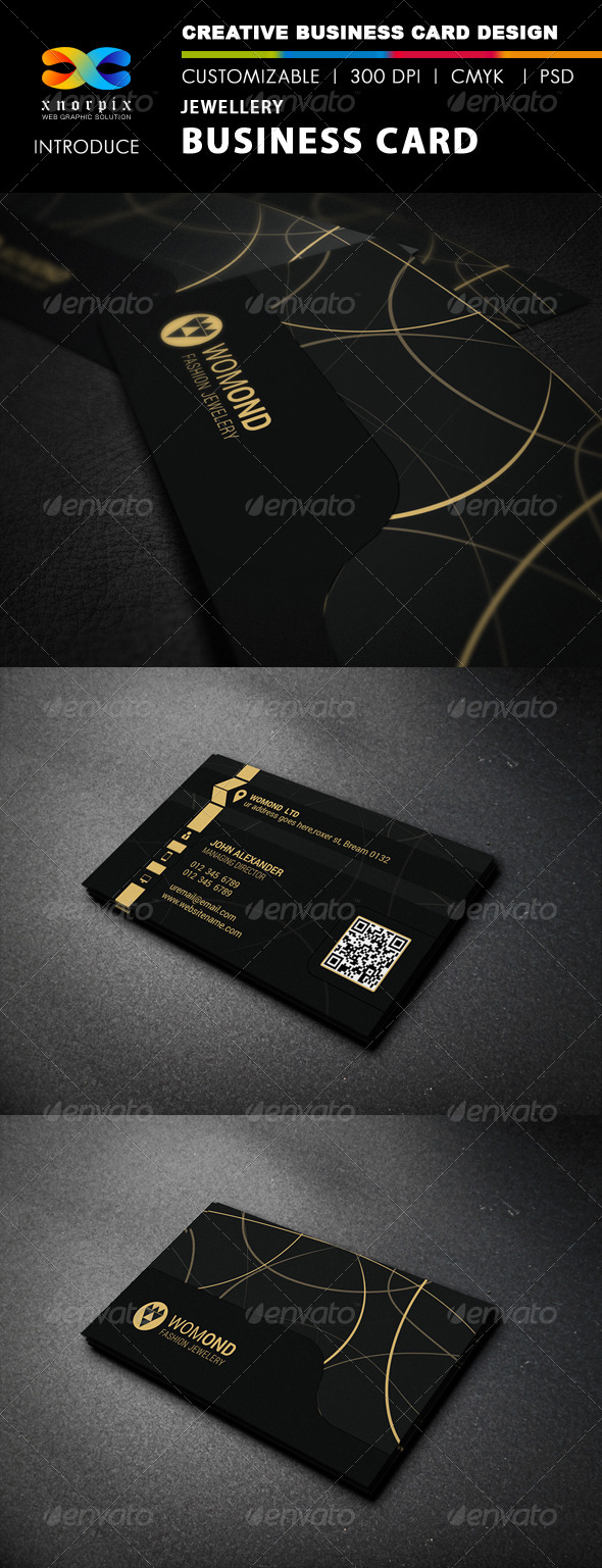 GraphicRiver Jewellery Business Card 8044355 GraphicRiver Jewellery Business Card 8044355