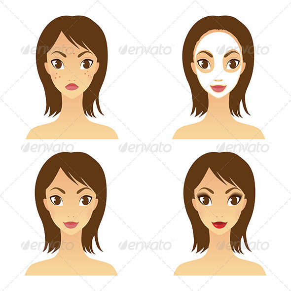 Girl Healthy Face Set Girl Healthy Face Set