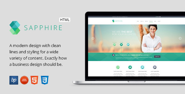 Sapphire - Responsive Business HTML5 Template