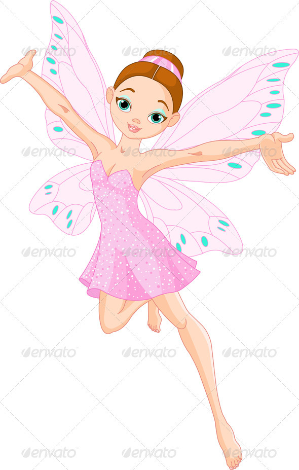 Cute Pink  Fairy