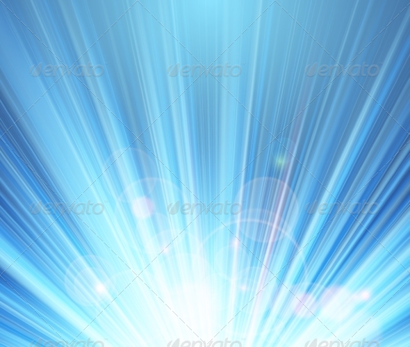 Blue Shining Magic Light Background Blue Shining Magic Light Background