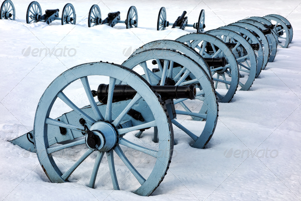 Artillery War Canons at Valley Forge National Park
