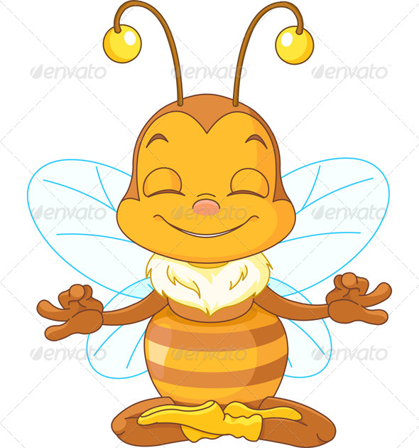 Meditating Bee Meditating Bee