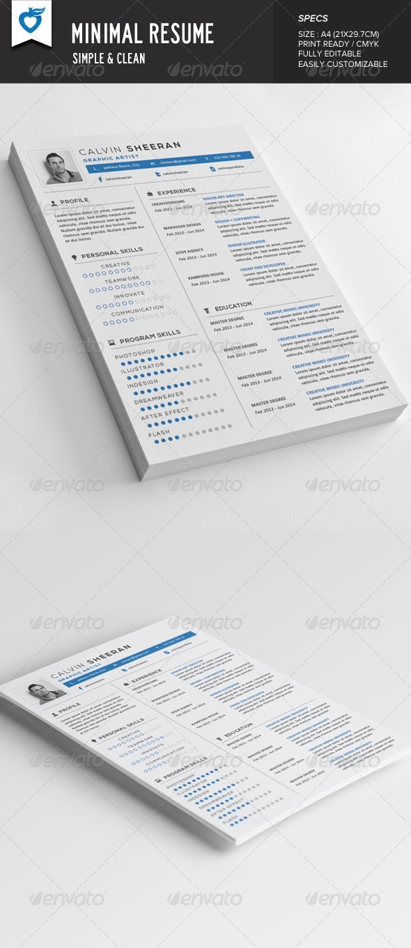 Minimal Resume Minimal Resume