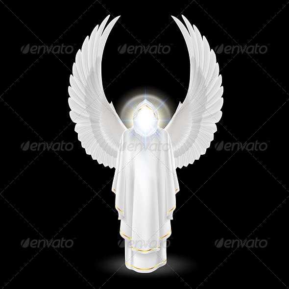White Angel on Black White Angel on Black