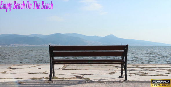 Empty Bench On The Beach Empty Bench On The Beach