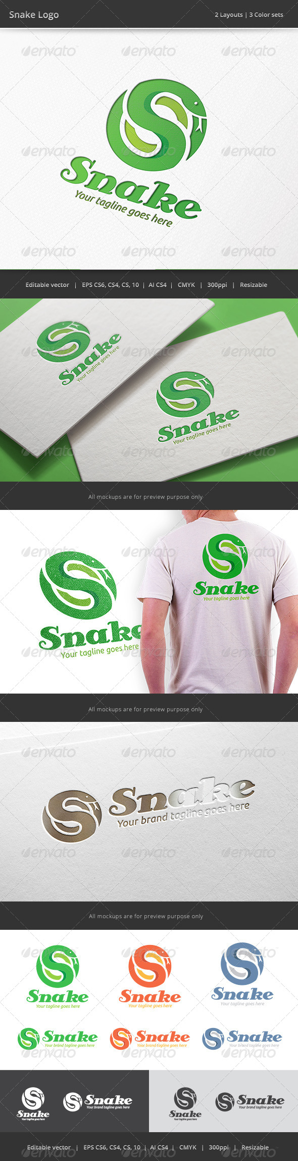 Snake Logo Snake Logo