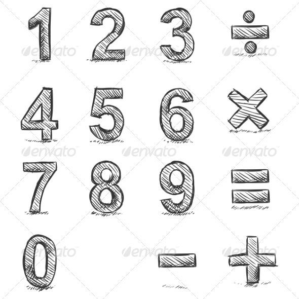 GraphicRiver Vector Set of Sketch Cartoon Figures 8061598 GraphicRiver Vector Set of Sketch Cartoon Figures 8061598
